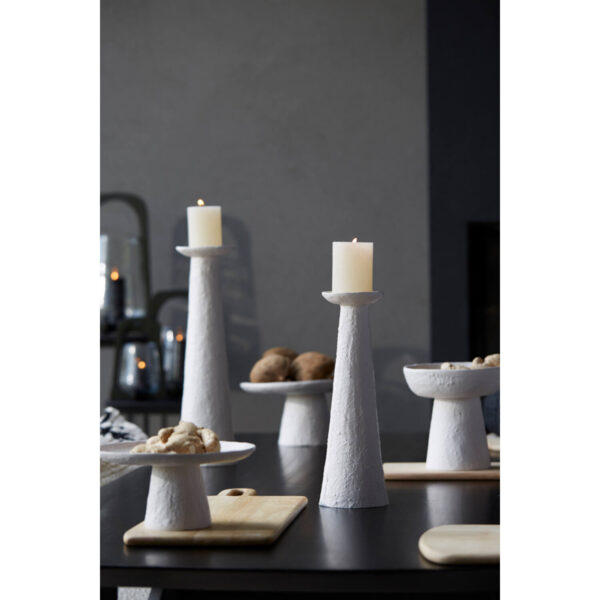 Kerzenhalter creme 13 x 11,5 x 46 cm