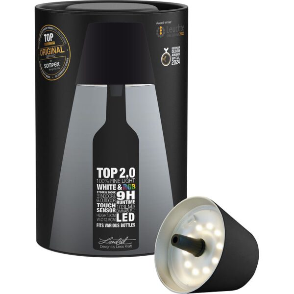 Sompex Lampe Top schwarz
