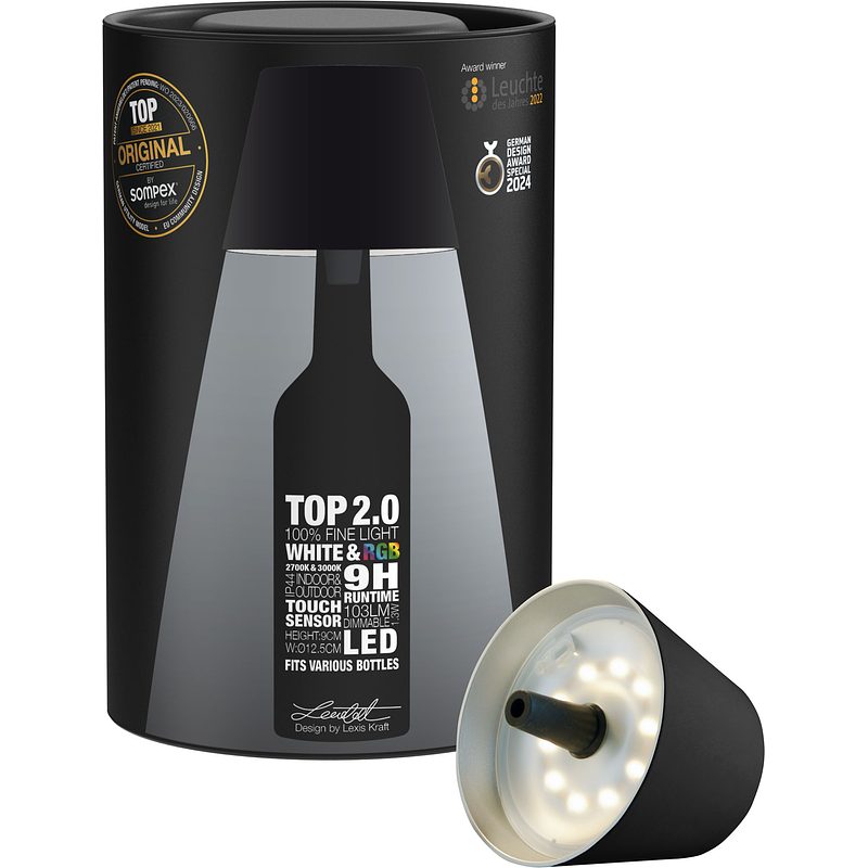 Sompex Lampe Top schwarz - Image 1