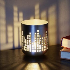 Varosi Windlicht Eisen patiniert 10 x 8 cm