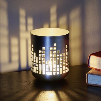 Varosi Windlicht Eisen patiniert 10 x 8 cm