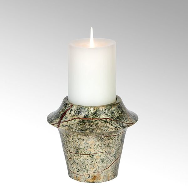 Pushkar Kerzenleuchter grün 13 x 15 cm