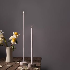 Hohe Stabkerze Led weiß 2,3 x 75 cm