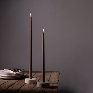 Hohe Stabkerze Led sandstone 2,3 x 75 cm