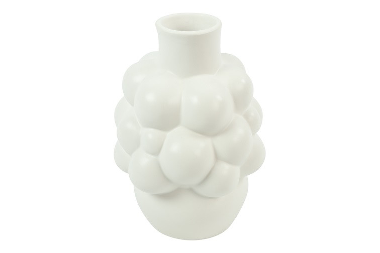 Vase Bubble weiß 20 cm H - Image 1