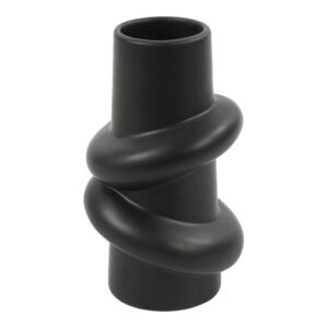 Keramikvase schwarz 16 cm