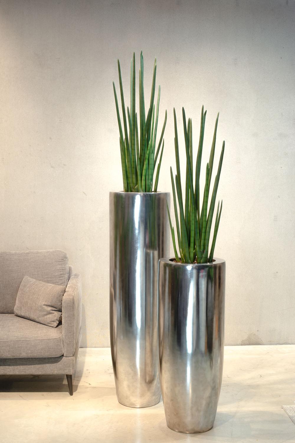 Pandora Bodenvase silber 35 x 90 cm - Image 1