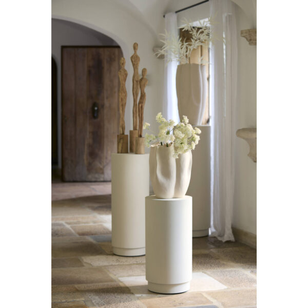 Säule Metall creme 35 x 100 cm