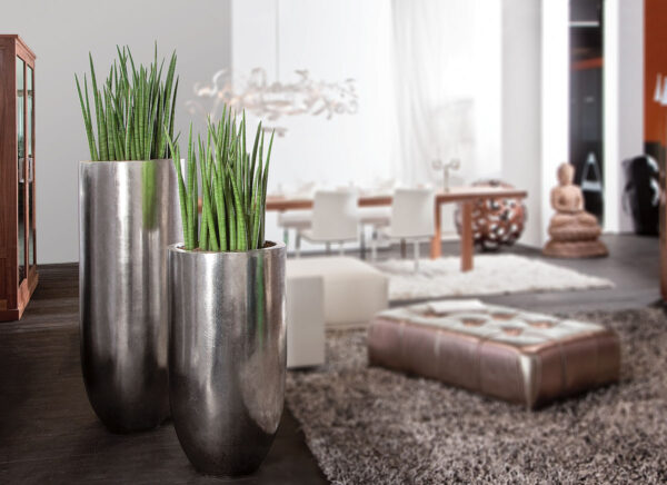 Pandora Bodenvase silber 50 x 125 cm