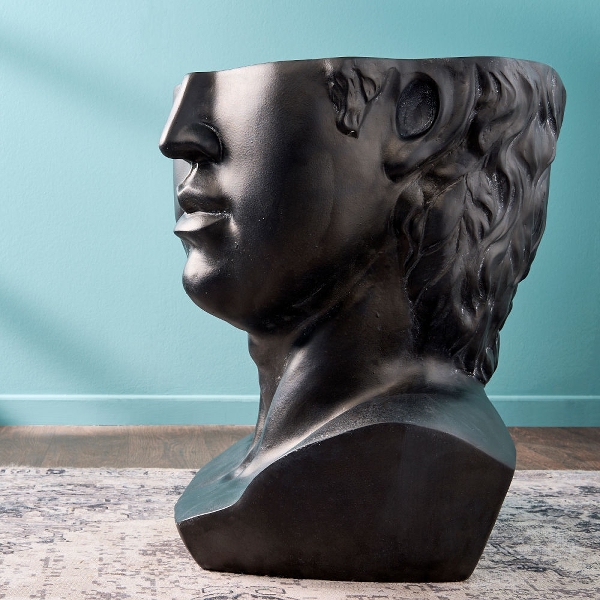 Beistelltisch David schwarz 53 x 46 x 53 cm