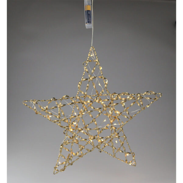 Led Stern champagner 35L 40 cm