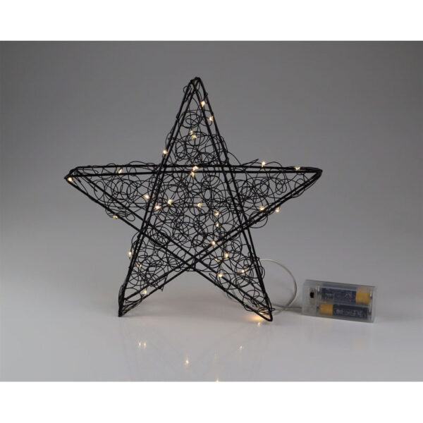Led Stern schwarz 30L 25 cm