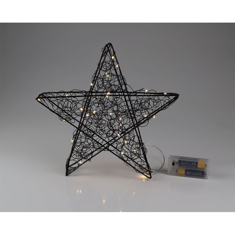 Led Stern schwarz 30L 25 cm - Image 1