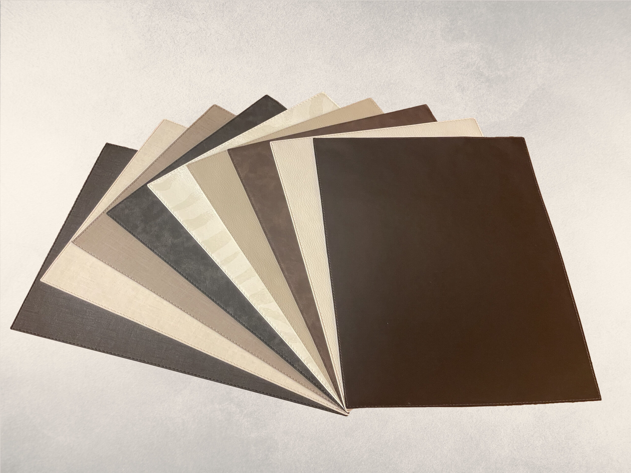 Tischset Kunstleder braun 44 x 32,5 cm - Image 1