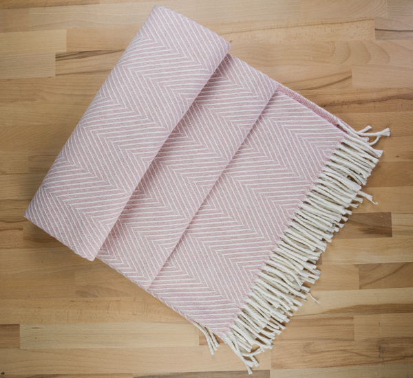 Plaid Satanji  rose150 x 200 cm