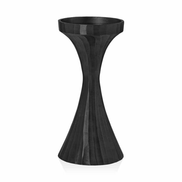 Kerzenleuchter schwarz 24 cm