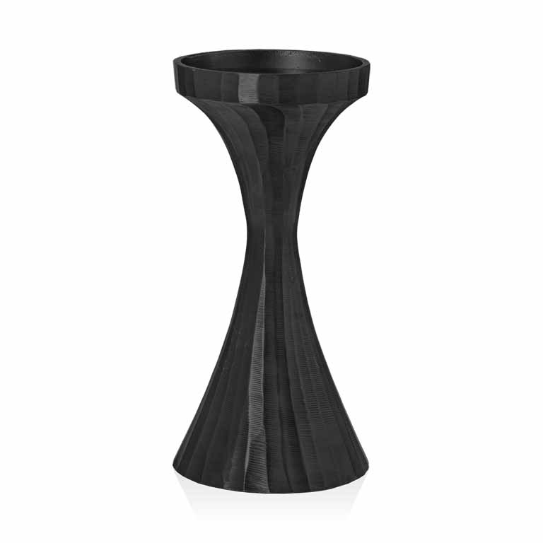 Kerzenleuchter schwarz 24 cm - Image 1