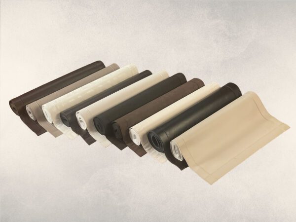 Tischläufer Kunstleder schlamm