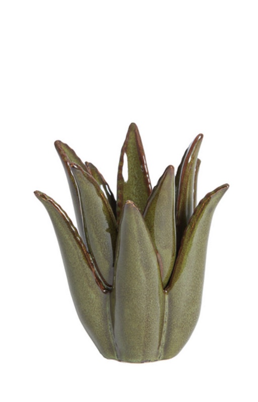 Kerzenständer CAROLINE dunkelgrün