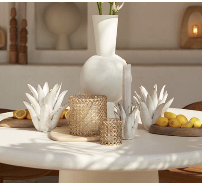 Kerzenständer CAROLINE créme
16cm - Image 1