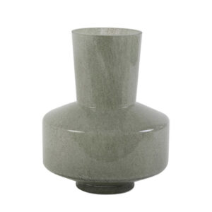 Glasvase THOMAS grau-grün