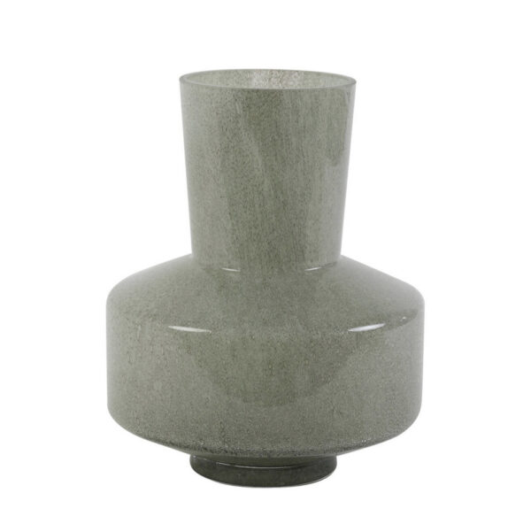 Glasvase THOMAS grau-grün