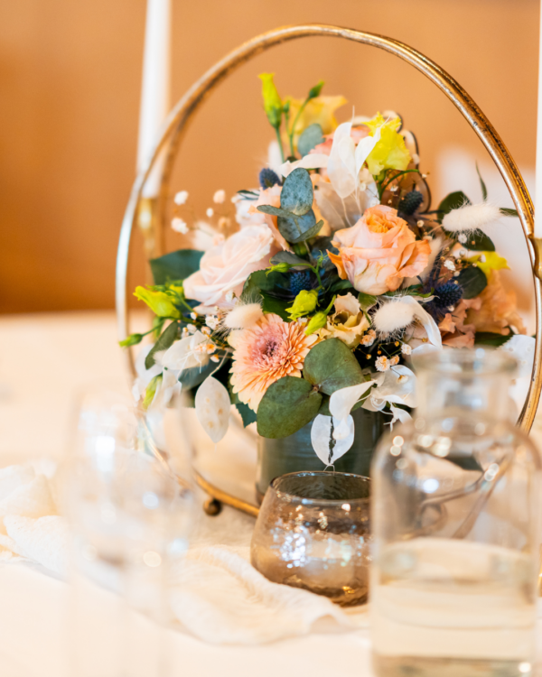 Individuelle Tischdekoration