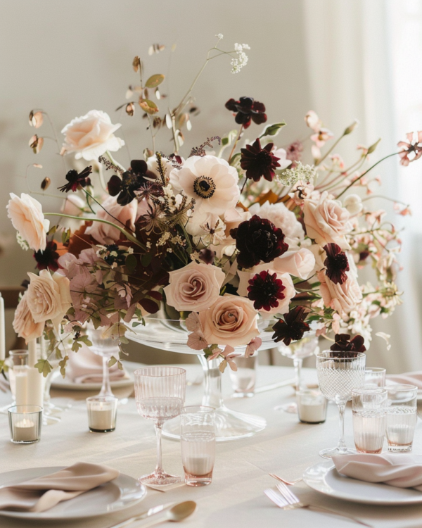 Individuelle Tischdekoration