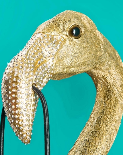 Wandleuchte FLAMINGO, gold
