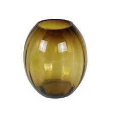 Vase MANY 21cm amber