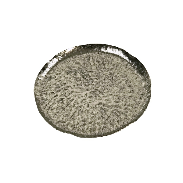 Tablett Organic silber 37 cm