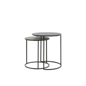 Beistelltisch 2 teilig antik bronze