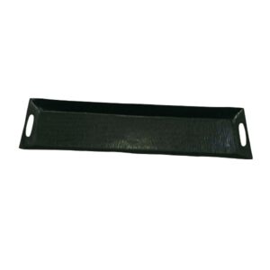 Tablett gehämmert schwarz/ champagner  85 x 23 x 4 cm - Image 2