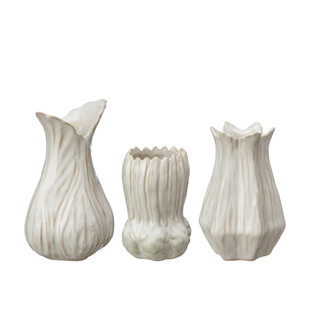 Keramikvase Leslie creme sortiert - Image 1