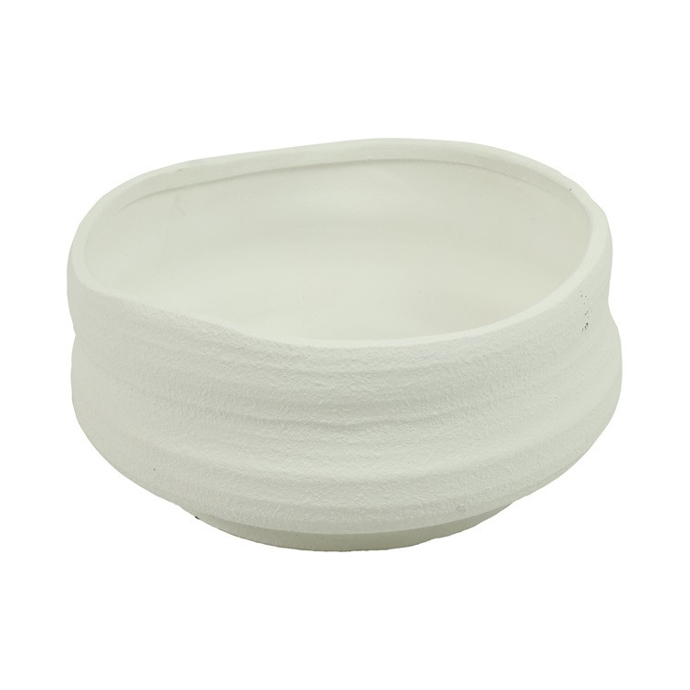 Schale Terracotta weiß 29,5 x 13 cm - Image 1