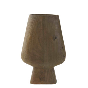 Vase Holz braun 26 x 10 x 40 cm - Image 2