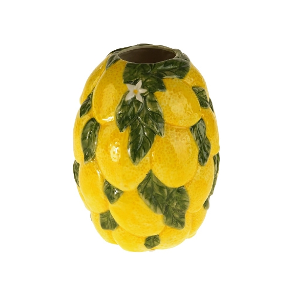 Vase Lemons Porzellan handbemalt17 x 21,5 cm